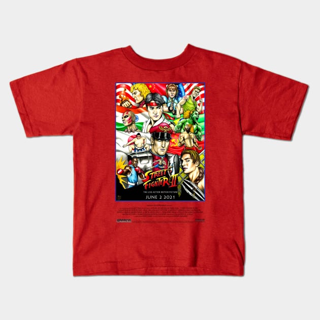 street fighter Kids T-Shirt by sapanaentertainment